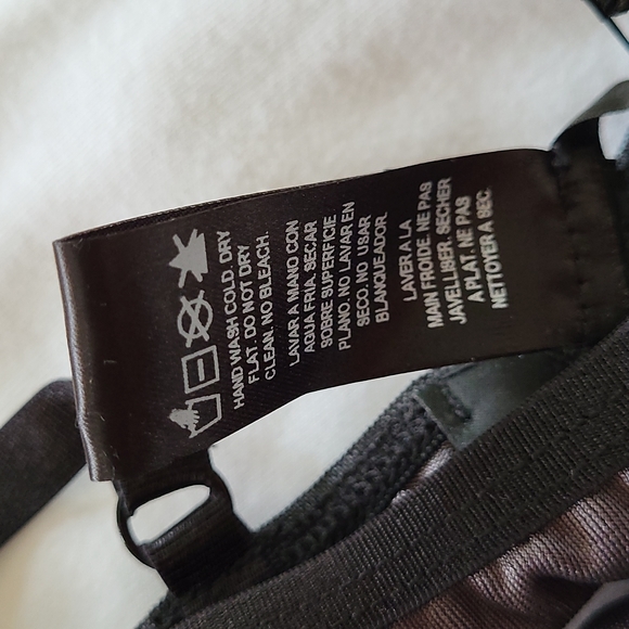 House of Widow Slinky Spandex Triangle bra Gray Women's Extra Large XL NWT - Picture 5 of 11